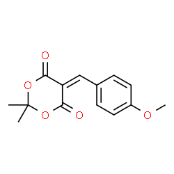 5-(4-Methoxybenzylidene)-2,2-dimethyl-1,3-dioxane-4,6-dione | C14H14O5 ...