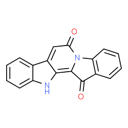 ChemSpider 2D Image | 6H-Benzo[2,3]indolizino[8,7-b]indole-6,13(12H)-dione | C18H10N2O2