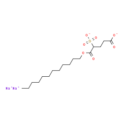 ChemSpider 2D Image | DISODIUM 1-LAURYL SULFOSUCCINATE | C17H30Na2O7S