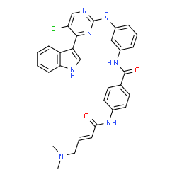 ChemSpider 2D Image | THZ1 | C31H28ClN7O2