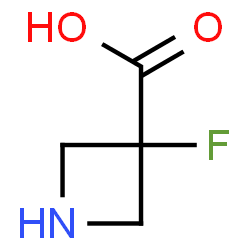 ChemSpider 2D Image | 3-Fluoro-3-azetidinecarboxylic acid | C4H6FNO2