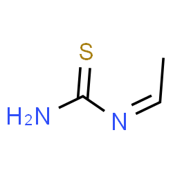 ChemSpider 2D Image | 1-[(1Z)-Ethylidene]thiourea | C3H6N2S