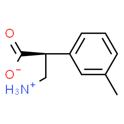 ChemSpider 2D Image | (2S)-3-Ammonio-2-(3-methylphenyl)propanoate | C10H13NO2