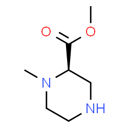 ChemSpider 2D Image | Methyl (2R)-1-methyl-2-piperazinecarboxylate | C7H14N2O2