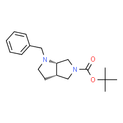ChemSpider 2D Image | 2-Methyl-2-propanyl (3aS,6aS)-1-benzylhexahydropyrrolo[3,4-b]pyrrole-5(1H)-carboxylate | C18H26N2O2