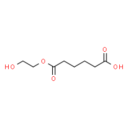 ChemSpider 2D Image | 1-(2-Hydroxyethyl) hexanedioate | C8H14O5