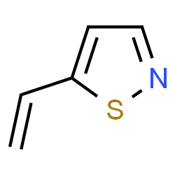 ChemSpider 2D Image | 5-Vinyl-1,2-thiazole | C5H5NS