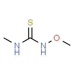 ChemSpider 2D Image | 1-Methoxy-3-methylthiourea | C3H8N2OS