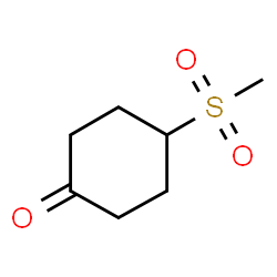 ChemSpider 2D Image | 4-(Methylsulfonyl)cyclohexanone | C7H12O3S