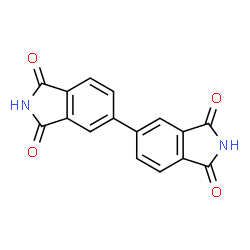 ChemSpider 2D Image | 1H,1'H-5,5'-Biisoindole-1,1',3,3'(2H,2'H)-tetrone | C16H8N2O4