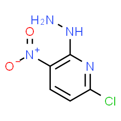 ChemSpider 2D Image | 6-Chloro-2-hydrazino-3-nitropyridine | C5H5ClN4O2