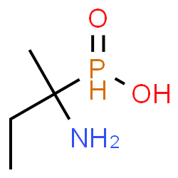ChemSpider 2D Image | (2-Amino-2-butanyl)phosphinic acid | C4H12NO2P