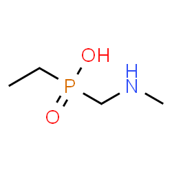 ChemSpider 2D Image | Ethyl[(methylamino)methyl]phosphinic acid | C4H12NO2P