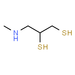 ChemSpider 2D Image | 3-(Methylamino)-1,2-propanedithiol | C4H11NS2