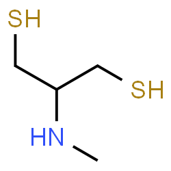 ChemSpider 2D Image | 2-(Methylamino)-1,3-propanedithiol | C4H11NS2