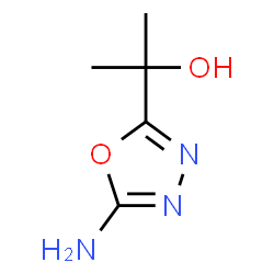 ChemSpider 2D Image | 2-(5-Amino-1,3,4-oxadiazol-2-yl)-2-propanol | C5H9N3O2