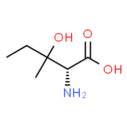 ChemSpider 2D Image | (2R)-2-Amino-3-hydroxy-3-methylpentanoic acid (non-preferred name) | C6H13NO3