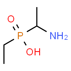 ChemSpider 2D Image | (1-Aminoethyl)ethylphosphinic acid | C4H12NO2P
