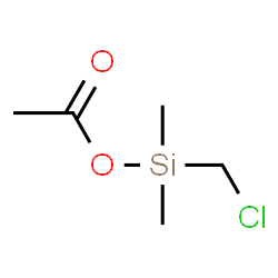 ChemSpider 2D Image | (Chloromethyl)(dimethyl)silyl acetate | C5H11ClO2Si