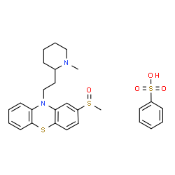 ChemSpider 2D Image | Mesoridazine Besylate | C27H32N2O4S3