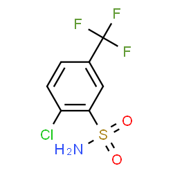 ChemSpider 2D Image | 2-Chloro-5-trifluoromethyl-benzenesulfonamide | C7H5ClF3NO2S