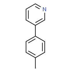 ChemSpider 2D Image | 3-(4-Methylphenyl)pyridine | C12H11N