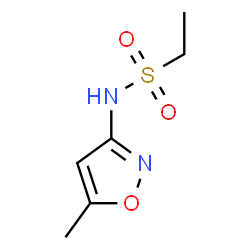 ChemSpider 2D Image | N-(5-Methyl-1,2-oxazol-3-yl)ethanesulfonamide | C6H10N2O3S