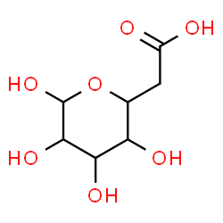 ChemSpider 2D Image | 5-(Carboxymethyl)pentopyranose | C7H12O7