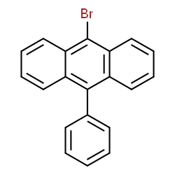 ChemSpider 2D Image | 9-Bromo-10-phenylanthracene | C20H13Br