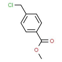 ChemSpider 2D Image | Methyl-4-chloromethylbenzoate | C9H9ClO2