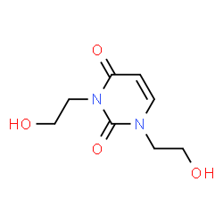 ChemSpider 2D Image | 1,3-Bis(2-hydroxyethyl)uracil | C8H12N2O4