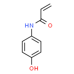 ChemSpider 2D Image | N-(4-Hydroxyphenyl)acrylamide | C9H9NO2