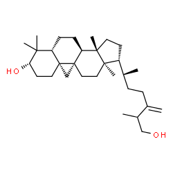ChemSpider 2D Image | (3beta,9beta)-24-Methylene-9,19-cyclolanostane-3,26-diol | C31H52O2