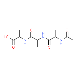 ChemSpider 2D Image | N-Acetylalanylalanylalanine | C11H19N3O5