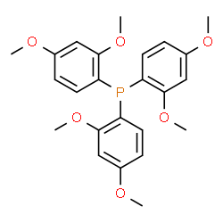 ChemSpider 2D Image | Tris(2,4-dimethoxyphenyl)phosphine | C24H27O6P