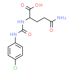 ChemSpider 2D Image | N~2~-[(4-Chlorophenyl)carbamoyl]glutamine | C12H14ClN3O4
