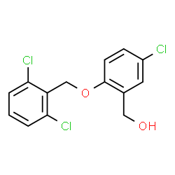 ChemSpider 2D Image | {5-Chloro-2-[(2,6-dichlorobenzyl)oxy]phenyl}methanol | C14H11Cl3O2