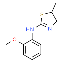 ChemSpider 2D Image | (2-Methoxy-phenyl)-(5-methyl-4,5-dihydro-thiazol-2-yl)-amine | C11H14N2OS