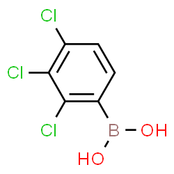 ChemSpider 2D Image | 2,3,4-Trichlorophenylboronic acid | C6H4BCl3O2