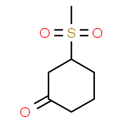ChemSpider 2D Image | 3-(Methylsulfonyl)cyclohexanone | C7H12O3S