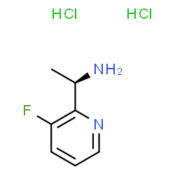 ChemSpider 2D Image | (R)-1-(3-Fluoropyridin-2-yl)ethanamine dihydrochloride | C7H11Cl2FN2