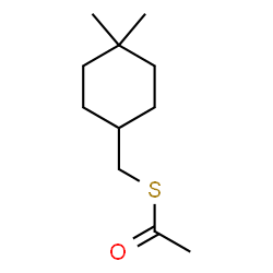 ChemSpider 2D Image | S-[(4,4-Dimethylcyclohexyl)methyl] ethanethioate | C11H20OS