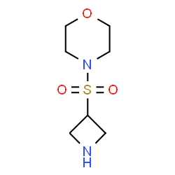 ChemSpider 2D Image | 4-(3-Azetidinylsulfonyl)morpholine | C7H14N2O3S