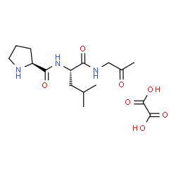 ChemSpider 2D Image | L-Prolyl-N-(2-oxopropyl)-L-leucinamide ethanedioate (1:1) | C16H27N3O7