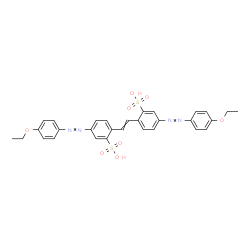 ChemSpider 2D Image | 2,2'-(1,2-Ethenediyl)bis{5-[(4-ethoxyphenyl)diazenyl]benzenesulfonic acid} | C30H28N4O8S2