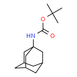 ChemSpider 2D Image | tert-Butyl adamantan-1-ylcarbamate | C15H25NO2