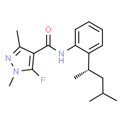 ChemSpider 2D Image | (S)-penflufen | C18H24FN3O