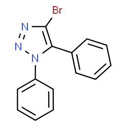 ChemSpider 2D Image | 4-Bromo-1,5-diphenyl-1H-1,2,3-triazole | C14H10BrN3