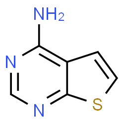 ChemSpider 2D Image | Thieno[2,3-D]Pyrimidin-4-Amine | C6H5N3S