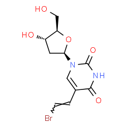 ChemSpider 2D Image | Brivudine | C11H13BrN2O5